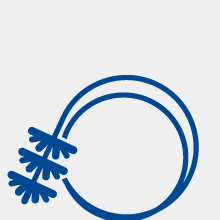 Schornsteinfeger Icon blau 